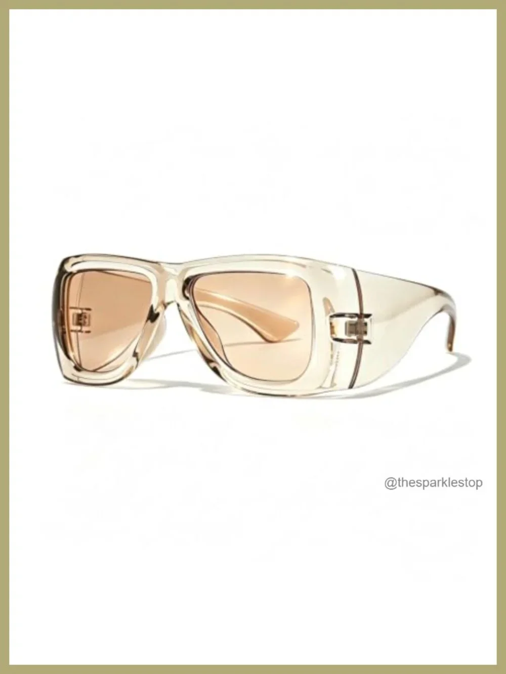 Oversized Shield Sunglasses 100% UV400 Protection Unisex Adults Plastic Frame